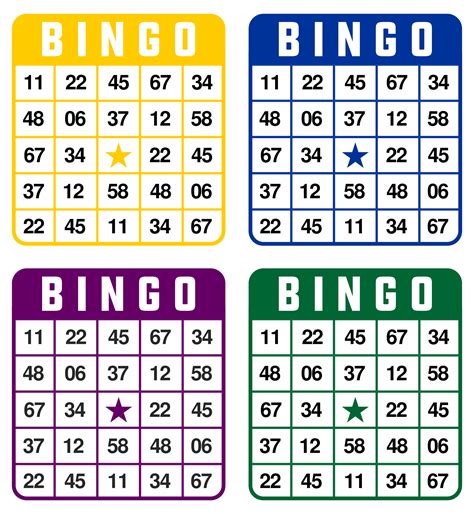1 10 Bingo Cards Printable
